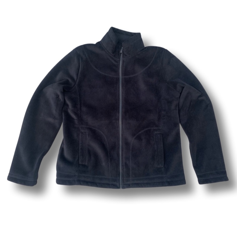 Women’s Weatherproof Heavy Duty Black Fleece Large